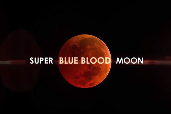 1月31日は「スーパー・ブルー・ブラッドムーン」、皆既月食を伴う赤い満月が夜空に浮上