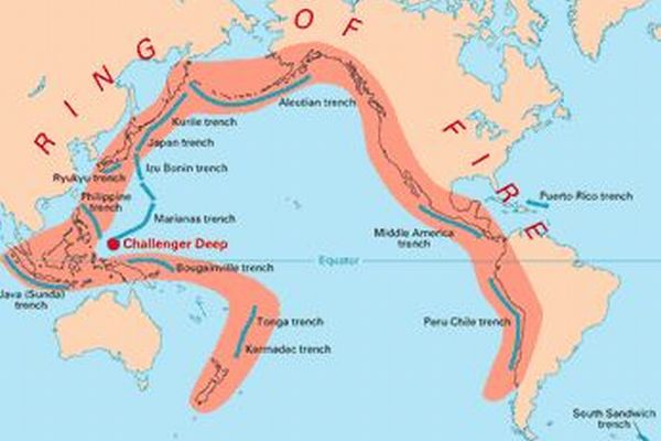 環太平洋火山帯の広範囲で地震が頻発、2日間で69回も発生していた！