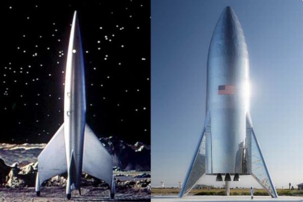 「昔のSFに出てきたような…」スペースX社が巨大ロケットの試作機を公開