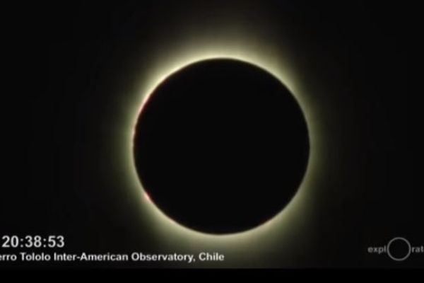 南米のチリやアルゼンチンで皆既日食が観測される、NASAも動画を公開