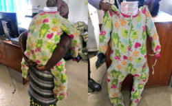 ウガンダで横行する化粧品密輸、背負った赤ちゃんに見せかけて