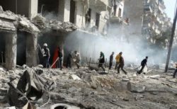 シリアの休戦地域をロシアと政府軍が空爆、18人の市民が死亡