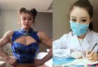 逞しい筋肉を持つ美しすぎる中国人の女医、新型肺炎の最前線で戦う
