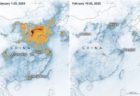 新型コロナウイルスの影響で、中国の大気汚染レベルが劇的に低下