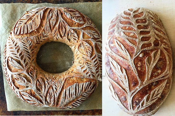 謎の女性が作る芸術的なパン、食べるのがもったいない