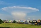 新しい核兵器の実験か？ウクライナの上空にキノコ雲が出現