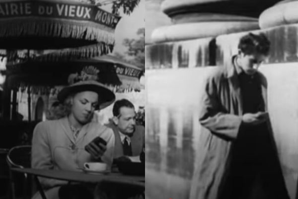 モバイルデバイスの出現を予言している、1947年の仏映画が不気味