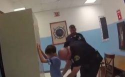米の警察が教員に暴力を奮った8歳の少年を逮捕、映像が公開され非難が殺到