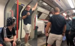 「お前たちはペットだ！」英の地下鉄で叫んだ人種差別主義者、黒人に殴られノックダウン