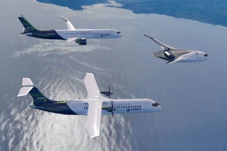 水素燃料を使い二酸化炭素を削減へ、エアバス社が未来の旅客機のモデルを発表