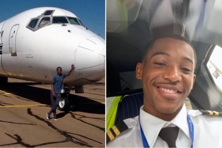 少年時代の夢をかなえ、コンゴで最年少パイロットになった青年