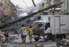 フィリピンにスーパー台風が上陸、激しい風雨で鉄砲水も発生【動画】