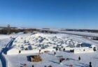 カナダで作られた巨大な雪の迷路、今年は2倍の大きさになりオープン