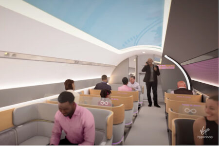ヴァージン・ハイパーループが、未来車両の乗車体験を動画でリリース