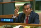 ミャンマーの国連大使が総会で勇気ある演説、国際社会に軍の排除を訴える