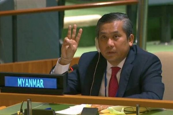 ミャンマーの国連大使が総会で勇気ある演説、国際社会に軍の排除を訴える