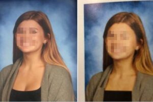 学校のアルバム写真を、高校が不適切だとして勝手に修正、非難の声が上がる