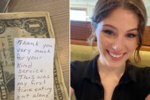 ひとりで食事にやってきた老婦人が、ウエイトレスを泣かせた理由