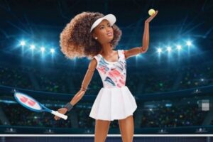 大坂なおみ選手のバービー人形、全豪オープンの姿を再現