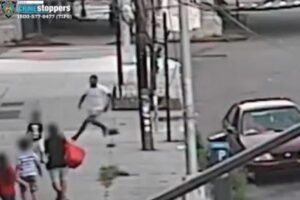 路上で突然誘拐、男が母親の目の前で子供をさらい、車の中へ【動画】