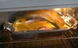オーブンの中で魚の切り身が飛び跳ねる！過去の動画に人々もびっくり