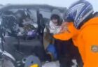 米の山岳地帯で開催されたウルトラマラソン、突然の吹雪で87名のランナーを保護