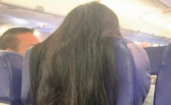機内の座席に髪が垂れ下がる…ツイッターに投稿された写真に困惑
