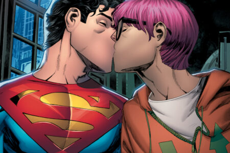 スーパーマンがバイセクシャルに!?コミック版で日系らしき男性とのキスシーン