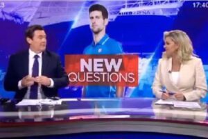 ジョコビッチを痛烈批判、豪・ニュースキャスターの放送前の動画が流出