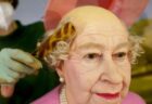 ドイツにあるエリザベス女王の蝋人形、頭がハゲていたことが判明
