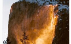ヨセミテ国立公園にこの時期だけ現れる「炎の滝」とは？ 2022年に観測された光景を紹介！