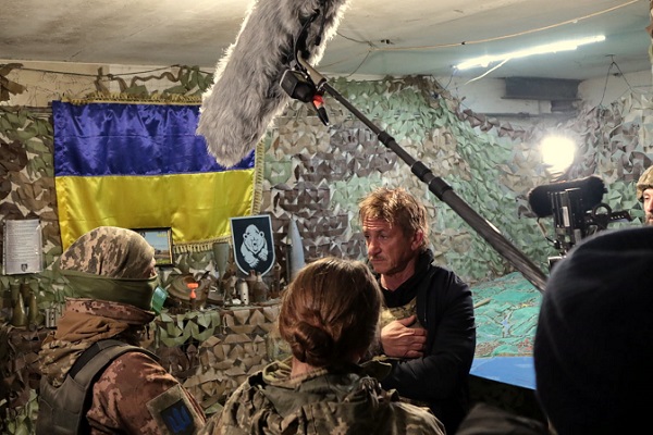 米俳優ショーン・ペン、ウクライナでロシア侵攻のドキュメンタリーを撮影中
