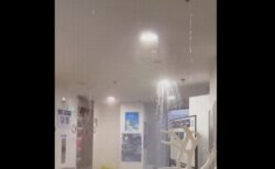 【北京冬季五輪】選手村の天井から大量の水、選手が撮影した動画を中国側が削除要請