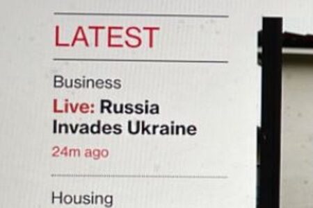 ブルームバーグ、うっかり「ロシアがウクライナへ侵攻」と伝えてしまう