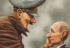 ヒトラーから頬を撫でられるプーチン…投稿されたツイートが話題に
