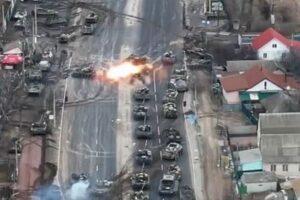 ウクライナ軍がロシア軍の戦車を次々と撃破、退却に追い込む【動画】