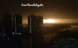 「地面が揺れた…」ウクライナの首都・キエフ上空で複数の強力な爆発を確認