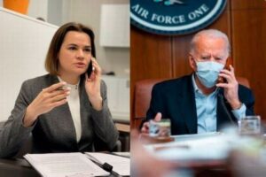 バイデン大統領、ベラルーシの民主派指導者と電話会談を行う