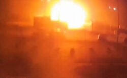 ロシア軍がキエフのショッピングセンターを攻撃、強烈な爆発が発生
