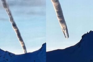 アラスカ上空に不気味な雲が出現、SNS上でさまざまな説が浮上