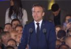 フランス大統領選、マクロン氏が勝利宣言、極右ル・ペン候補を引き離す