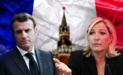 フランス大統領選、マクロン大統領と極右のル・ペン候補が決選投票へ