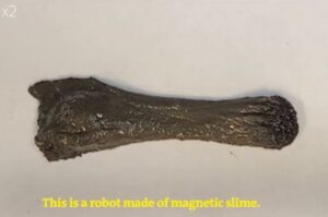 磁気で動くスライムを開発、自己修復し狭い空間も移動可能