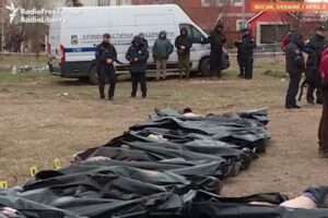 キーウ周辺でロシア軍に殺害された900人以上の遺体を発見：地方警察