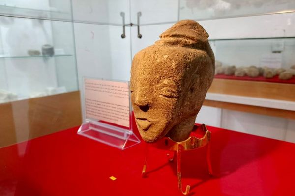 パレスチナ人の農民が偶然見つけた石像、4500年前の女神の頭部だった！