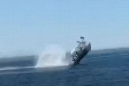 メキシコで小型ボートがクジラに衝突か？船体が飛び跳ね6人が負傷
