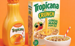 オレンジジュースで食べる特製シリアルを、「トロピカーナ」が発売か
