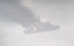 ウクライナ軍がロシアのフリゲート艦「マカロフ」に攻撃か？炎上する動画が浮上