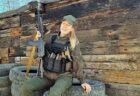 ウクライナ軍には、射撃で金メダルを獲得した女性兵士がいた！