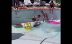 イスラエルで突然、プールの底に穴、人々が吸い込まれ1人が死亡